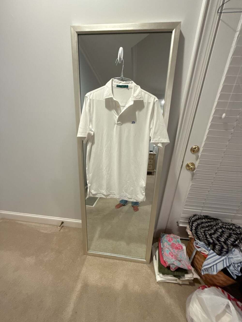 Southern Tide Skipjack Performance Polo Shirt White